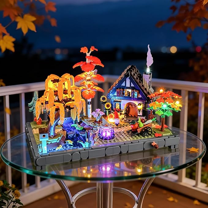 BRIKSMAX 2.0 Light Kit Compatible with Lego Icons Autumn Cottage Garden 11372 Building Sets- Original LED Lighting Kits (Accessories Only) for Display Gifts &amp Collectors