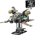 Mechanical Turtle Building Block with Hand-Crank Gear Motion Steampunk＆Educational Construction Set for Adults Teens and Model Enthusiasts