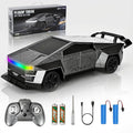Remote Control Car/RC Truck – 2.4 GHz All-Terrain Cyber Vehicles with One-Touch Demo and Three Adjustable LED Light Effects Off-Road Pick-Up Hobby Monster Truck Toys Gifts for Boys/Girls Aged 3+