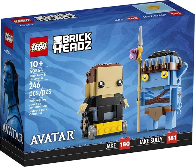 LEGO BrickHeadz Jake Sully &amp his Avatar (40554) Building Set