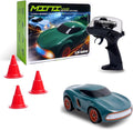 Mini RC Car 1:64 Scale Supercar Toy Car &amp Remote Control Integrated Design 26km/h High Speed Fun MINI RC Vehicle. (Green)