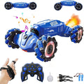Upgraded Hand Gesture Sensing RC Stunt Car with Lights Music Spray Drift Gesture RC Car 360° Spins All Terrains Hand Controlled Truck Toys for 6 7 8 9 10 Year Old Boys