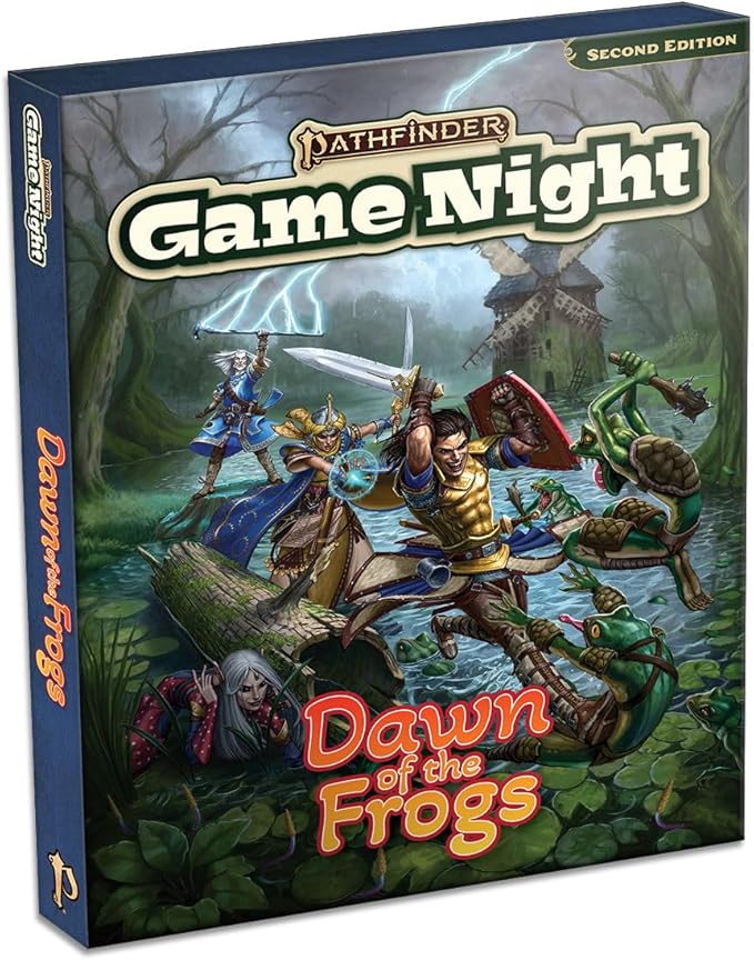 Pathfinder Game Night: Dawn of The Frogs Deluxe Adventure - Complete Beginner RPG Starter Set for Tabletop Gaming