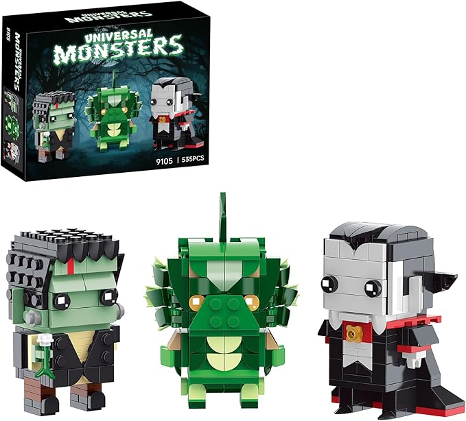 Franken Monster Horror Figure Building Set Compatible with Lego for AdultsChristmas Horror Present for Fanfor Kids Birthday ToyHome Decor 535 pcs