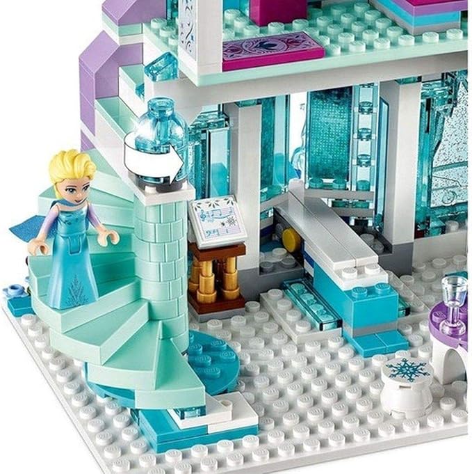 LEGO Disney Frozen Elsa's Magical Ice Palace 43172 Toy Castle Building Kit with Mini Dolls Castle Playset with Popular Frozen Characters Including Elsa Olaf Anna and More (701 Pieces)