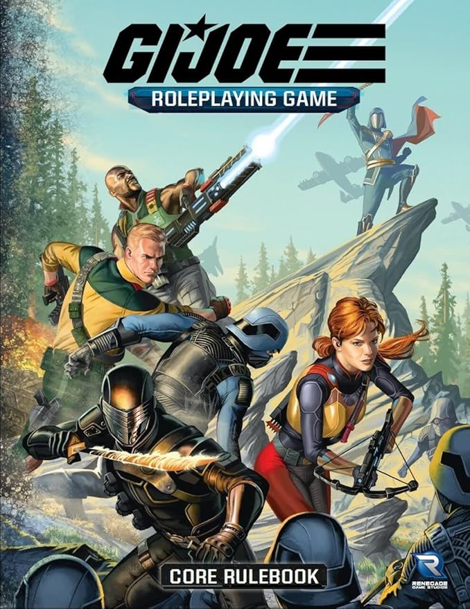 Renegade Game Studios Game Studios G.I. Joe RPG Core Rulebook Full-Color Hardcover Tabletop Game with Character Creation