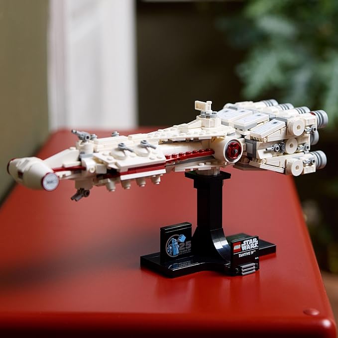 LEGO Star Wars: A New Hope Tantive IV Buildable 25th Anniversary Starship Model Creative Building Set for Adults Collectible Build and Display Gift Idea for Star Wars Fans 75376