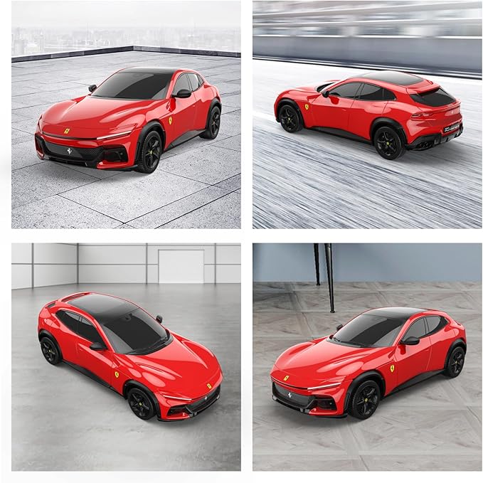 RASTAR Ferrari Remote Control Car 1/24 RC Ferrari Purosangue Toy Car for Kids Adults RC Sports Car – Red FUV