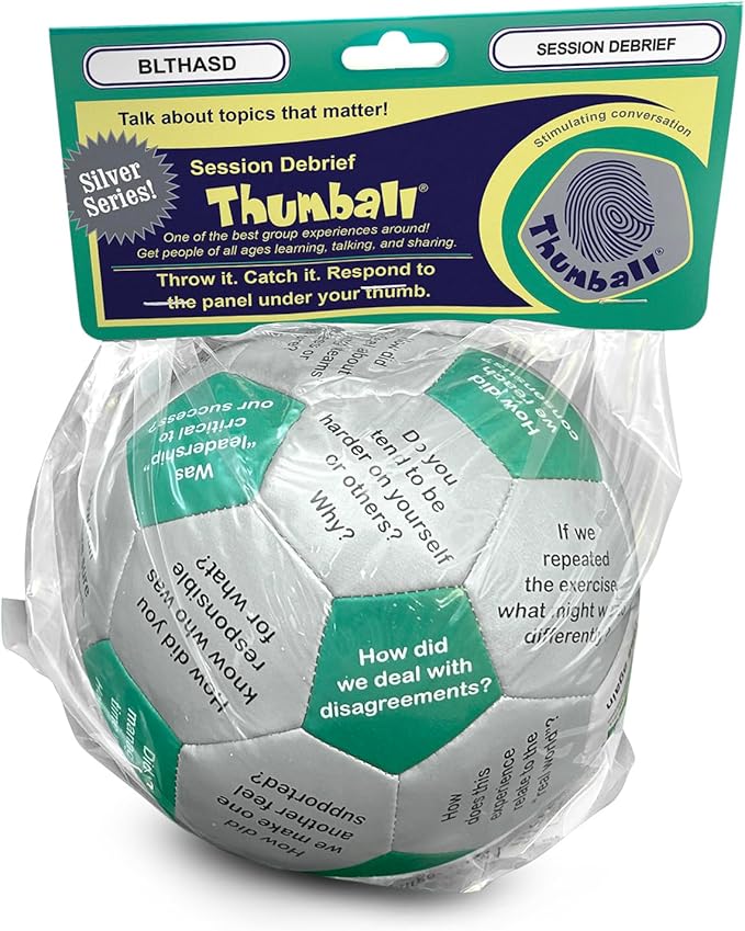 Trainers Warehouse 6 Thumball Collection 32 Prompts for Conversation Team Building Relationship and Training