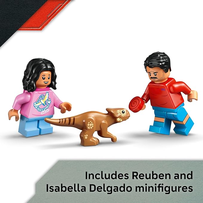 LEGO Jurassic World Raptor Off-Road Escape Dinosaur Toy - Building Playset with Dinosaur Action Figures Jurassic World Toy for Boys &amp Girls Ages 6+ - Gift Idea for Birthdays - 76972