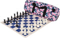 Deluxe Chess Set Combination - Triple Weighted - by US Chess Federation (Pink Camo)