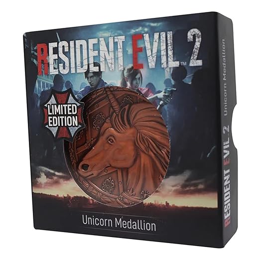 Fanattik Resident Evil 2 Limited Edition Replica Unicorn Medallion