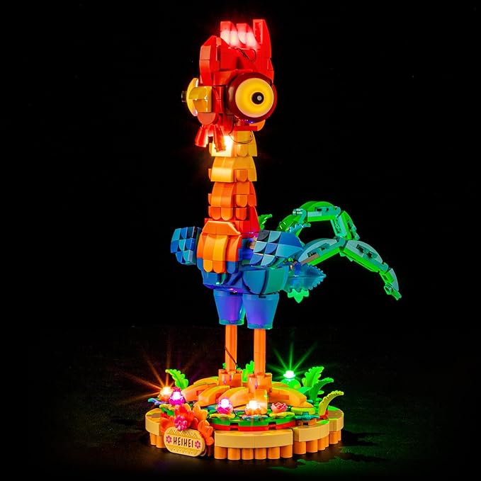 YEABRICKS LED Light for 43272 Disney Heihei Building Blocks Model (Building Set NOT Included)