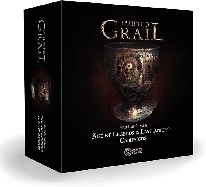 Tainted Grail Stretch Goals: Age of Legends &amp Last Knight Board Game CAMPAIGN EXPANSION - Medieval Strategy &amp Adventure Ages 14+ 1-4 Players 2-3 Hour Playtime Made by Awaken Realms