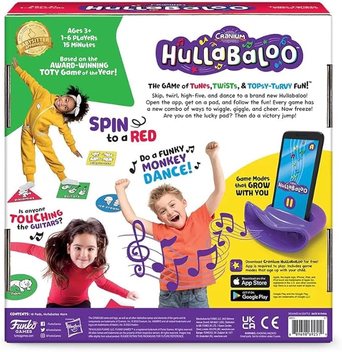 Funko Cranium Hullabaloo Pre-School Game for 1-6 Players Ages 3 and Up