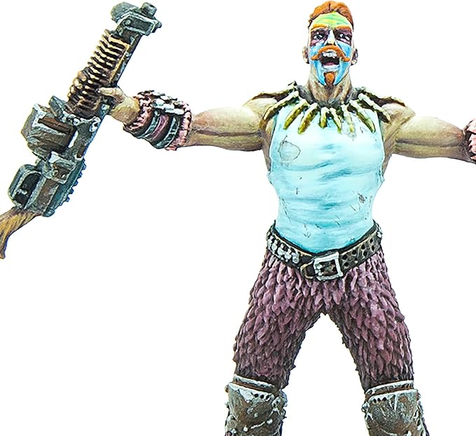 Modiphius: Fallout: Wasteland Warfare: Raiders Pack Top Dogs - 3 Figures Nuka World Wave 32mm Multi-Part Resin Unpainted Miniatures