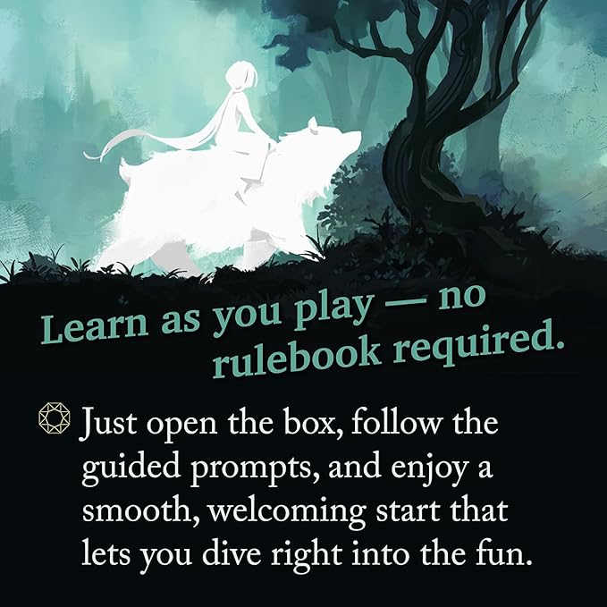 Storyfold: Wildwoods – Solo Narrative Adventure Board Game | 1 Player Board Game | Immersive Storybook Gameplay Unique River Card Mechanic Learn as You Play Fast Setup
