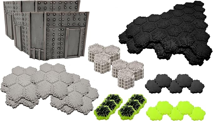 Renegade Game Studios G.I. Joe Heroscape Rumble at The Rift Tactical Board Game Battle Box with 8 Miniatures &amp Modular Hex Terrain