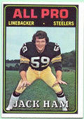 Jack Ham 1974 Topps #137 - Pittsburgh Steelers