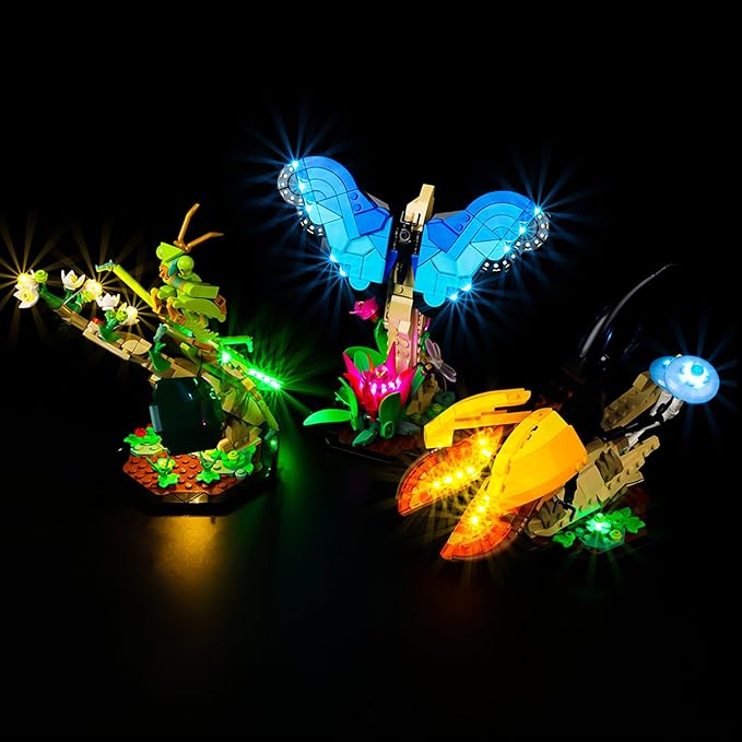 Kyglaring LED Light for Lego 21342 The Insect Collection Creative Lighting Kit NO Lego Blocks Set (Classic Version)