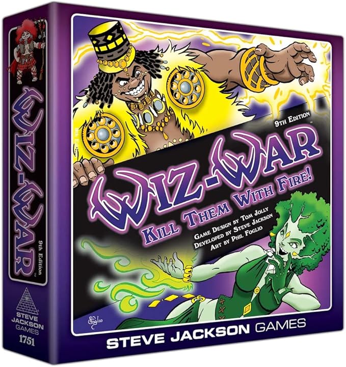 Wiz-War by Steve Jackson Games | Strategy Board Game | Ages 10+ | 2-6 Players