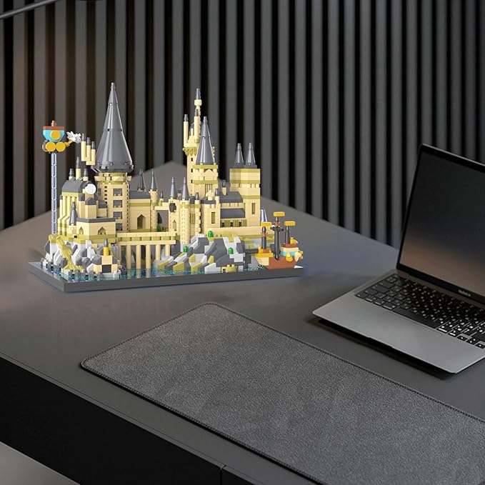 Magic Castle Micro Mini Building Set 2743 Pcs Magic House Model Building Toys STEM Creative Magic World Office and Home Decor Bricks Kits Christmas Birthday Gift for Adults Teens Kids 14+