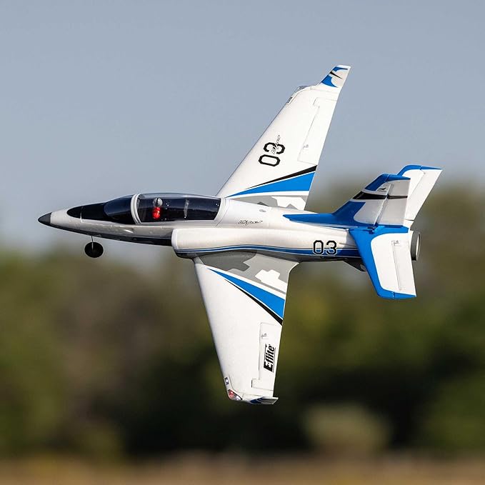 E-flite RC Airplane Viper 30mm EDF Jet BNF Basic (Transmitter Battery and Charger Not Included) with Safe and AS3X EFLU17750