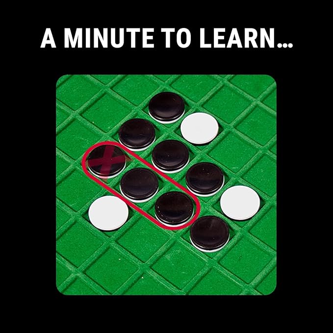 Ravensburger Othello - Classic Strategy Board Game for 2 Players - Easy to Learn Hard to Master - Fast-Paced Family Fun - Ages 8+