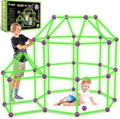 V-Opitos 180 Pack Glow in The Dart Fort Building Kits for Kids Age 4 5 6 7 8+ Years Old STEM Building Toys for DIY Castles Tunnels Ideal Christmas Birthday Gifts for Boys &amp Girls