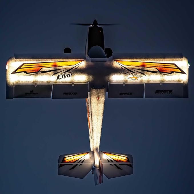 E-flite Night Timber X Evolution 1.2m BNF-Basic with AS3X and Safe Select EFL013850 RC Sport Airplanes
