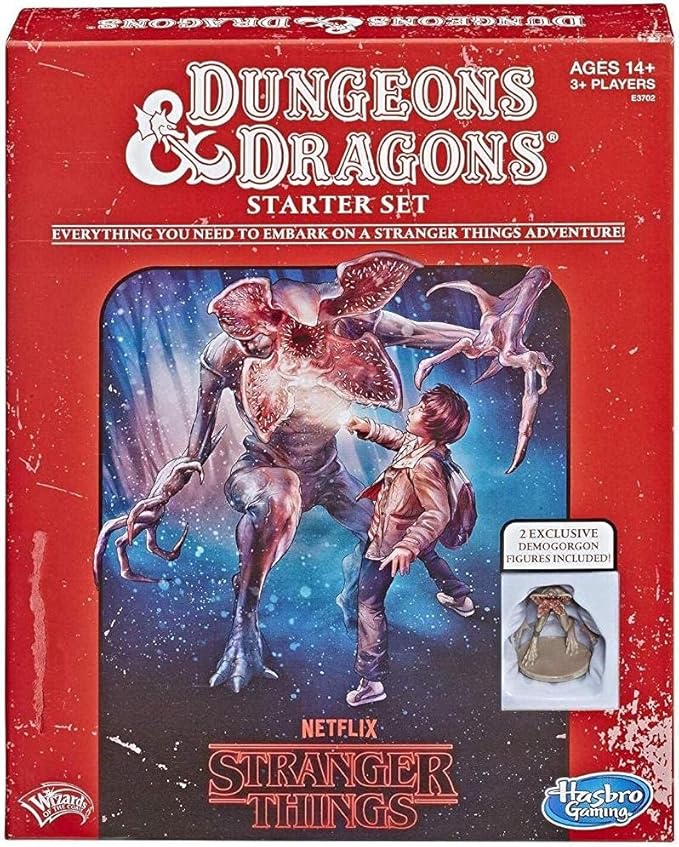 Hasbro Gaming Stranger Things Dungeons &amp Dragons Roleplaying Game Starter Set 14 Years+