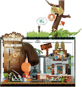 The Monsters Forest Secret Base Series Blocks-Rolling Gems Labubu Building Toy Set Interactive Building Toy for Kids Boys and Girls