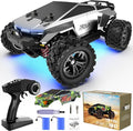 Fast RC Cars for Adult 1:18 Fast Remote Control Car 40KMH 2.4GHz High Speed RC Truck 4WD Waterproof Monster RC Truck with 2 Rechargeable Batteries Birthday Gifts for for 8+ Year Old Boys Adults
