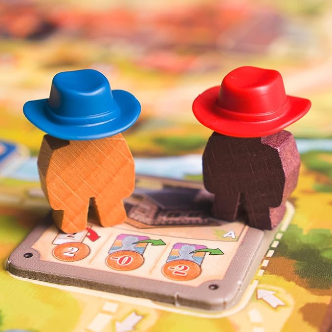 Asmodee Great Western Trail 2nd Edition Board Game - Epic Strategy Board Game for Ranchers and Adventurers Family Game for Kids &amp Adults Ages 12+ 1-4 Players 75-150 Min Playtime