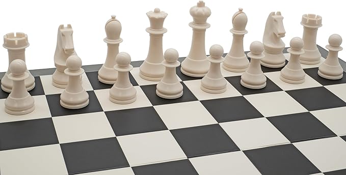 World Chess Championship Set Full Official Tournament Extra Queens Unique Sets for Kids and Adults Board Game Weighted Pieces (Extra Queens)
