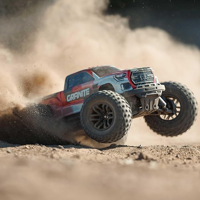 ARRMA RC Truck 1/10 Granite 4X4 223S BLX BRUSHLESS Monster Truck RTR with DSC RED ARA4302V4T2