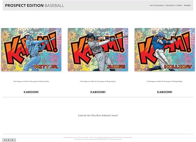 2025 Panini Prospect Edition Baseball Hobby Trading Card Box (4 Autographs Per Box)