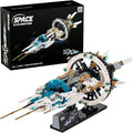 Space Spaceship Building Blocks Setwith Lights and Power MotorInterstellar Space StationSpace Exploration ToyCreative Gift Idea for Adults and Space Fansfor Boys and Gril Age 8-12