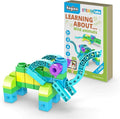 Engino STEAM Labs Learning About Wild Animals Construction Toys for Ages 3+ Building Blocks STEM Kit for Girls &amp Boys Preschool Educational Toys (5 Models)