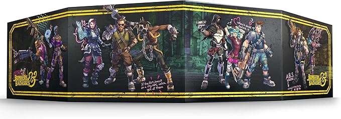Bunkers &amp Badasses RPG: Sourcebook - Deluxe Edition - Box Loaded W/ Book Miniatures GM Screen &amp More Official Borderlands License
