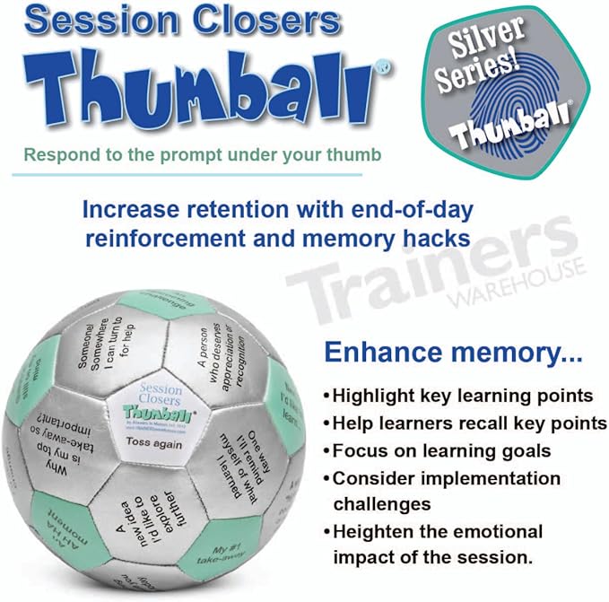 Trainers Warehouse 6 Thumball Collection 32 Prompts for Conversation Team Building Relationship and Training