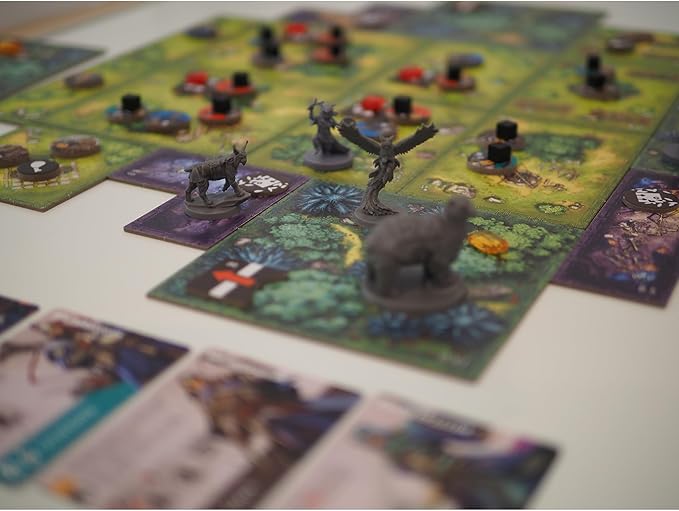 Mighty Boards: Fateforge: Chronicles of Kaan - Kin of The Wild Expansion - Epic Miniatures Board Game Introduces Pet Companions Age 14+ 1-4 Players