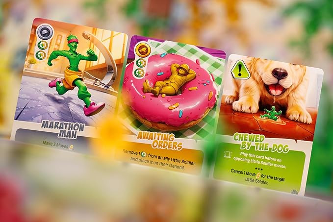 IELLO: Little Soldiers Strategy Board Game Take Control of The Playroom 30 Minute Play Time 2 to 4 Players for Ages 8+