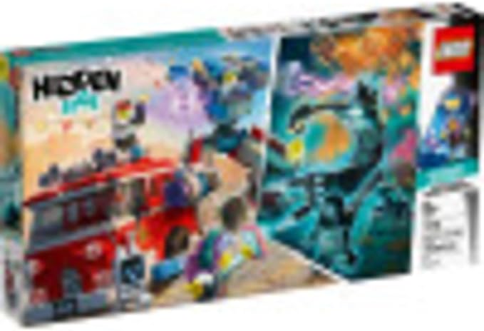 LEGO Hidden Side Phantom Fire Truck 3000 70436 Augmented Reality (AR) Fire Truck Toy App-Driven Ghost-Hunting Kit Includes a Mecha Robot 5 Minifigures and a Harbinger Figure (760 Pieces)