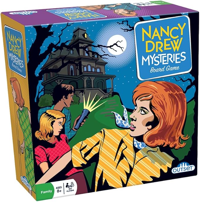 Nancy Drew Mysteries Board Game - A Game of Deductive Reasoning for 3 to 6 Players Ages 8 and up