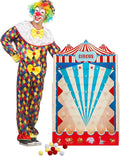 Fulmoon Disk Drop Game with 8 Disks Halloween Carnival Circus Theme Christmas Party Fun Wood Family Board Game for Birthday Party Decorations Supplies Activities(30 x 17.7 Inch)