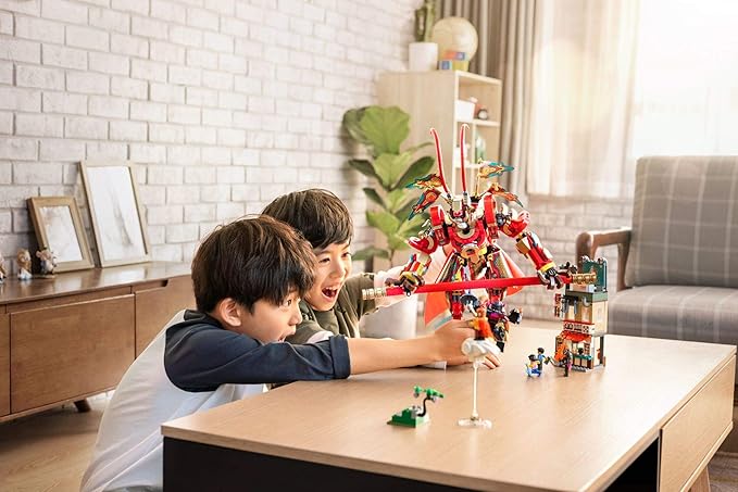 LEGO Monkie Kid: Monkey King Warrior Mech 80012 Toy Building Kit (1629 Pieces)