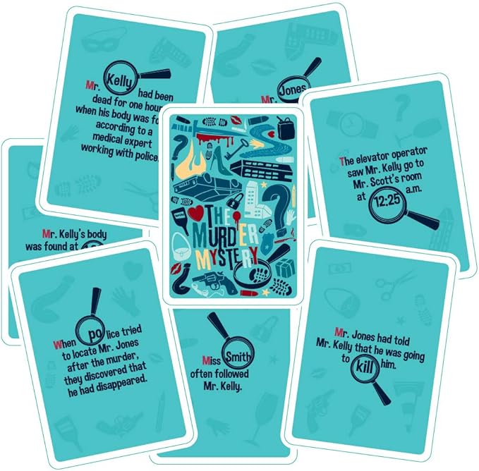 Trainers Warehouse Murder Mystery Deck v.3 | 30 Minute Team Building Activity | 27 Clues to Improve Communication