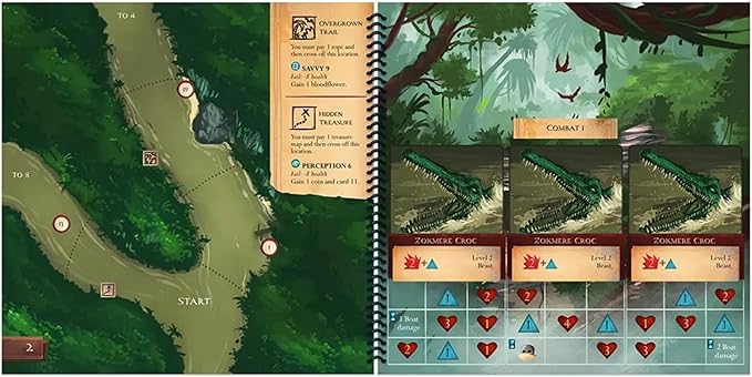 Sleeping Gods: Primeval Peril by Red Raven Games | Ages 13+ | 1-2 Players | Strategy Games | Cooperative Adventure | Story-Driven Exploration