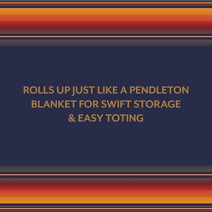 Pendleton Serape Pattern Backgammon - Travel-Ready Roll-Up Game